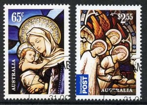 Australia SG4279-80 Christmas 2014 Nativity Scenes set of 2 Fine Used