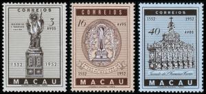 Macao Scott 365-367 (1952) Mint LH VF Complete Set B