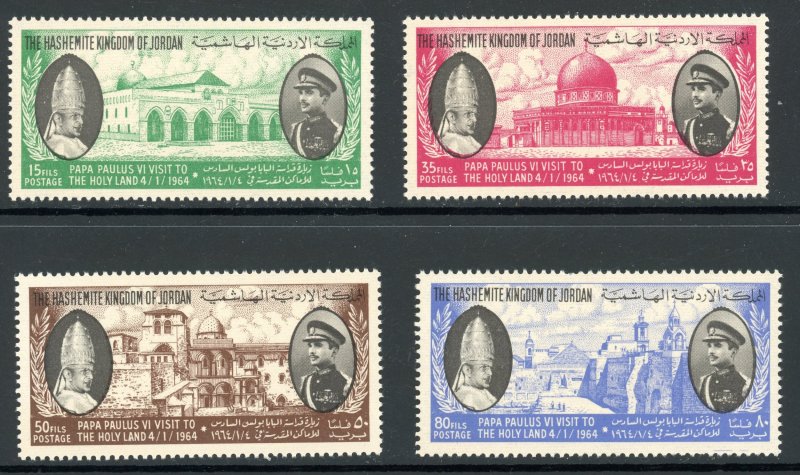 Jordan 428-431 MNH 1964