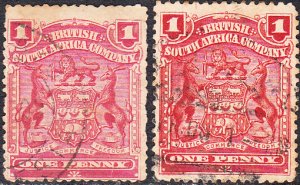 Rhodesia  #60,60a Used