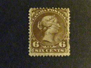  Canada #27 used nibbed perfs at right a1910.9656