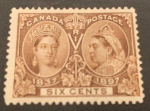 Canada #55 MINT F-VF Jubilee C$225.00