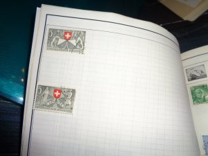 SWITZERLAND COLLECTION ON ALBUM PAGES, MINT/USED