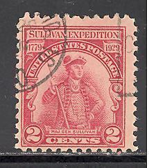 U. S. Sc # 657 used (RS)