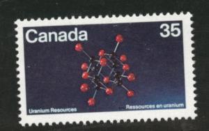 Canada Scott 865 MNH** 1980 Uranium molecule