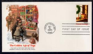 US 1843 Christmas Toys Fleetwood U/A FDC