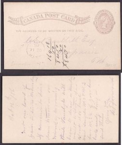 Canada-cover  #10024- L&A County- Bath , CW single broken circle -