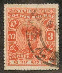 India Cochin 83 Used VF small th