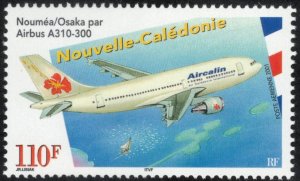 NEW CALEDONIA 2001 Noumea-Osaka Service; Scott C291; MNH