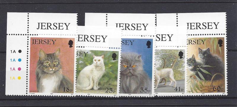 Jersey, 661-65, Cats Singles,**MNH**