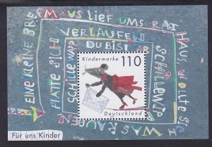 Germany 2053 MNH 1999 For the Children Souvenir Sheet