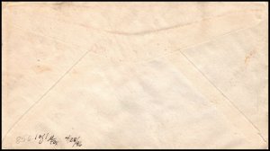 Scott 856 3 Cents Panama Canal Melissa Fox Hand Painted Block 1 Of 1