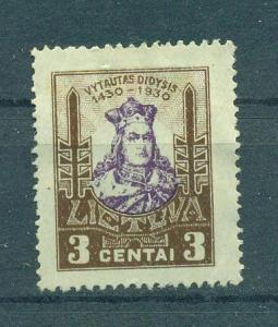 Lithuania sc# 243 mng cat value $.30