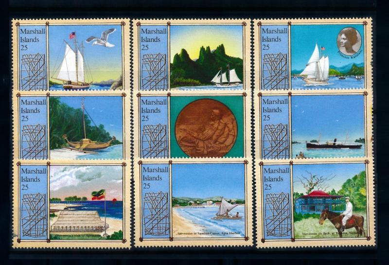 [71725] Marshall Islands 1988 Pacific Travel Stevenson Boats  MNH