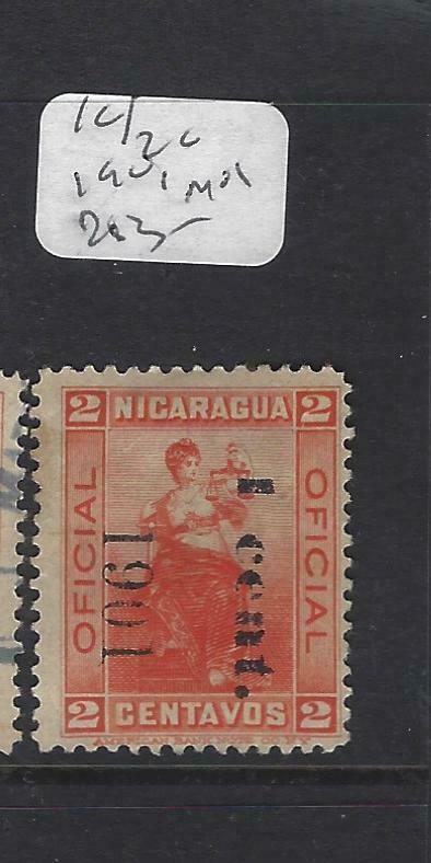 NICARAGUA (P2505B)  OFFICIAL 1901   1C/2C   MNG