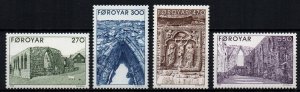 Faroe Islands # 182 - 185 MNH