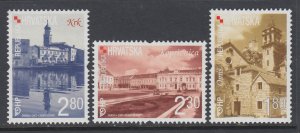 Croatia 661-663 MNH VF