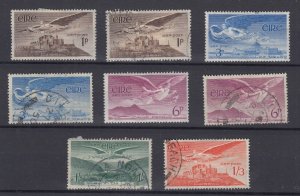 Ireland 1948 Airmail Collection Of 8 SG140/143b MH/VFU BP8702