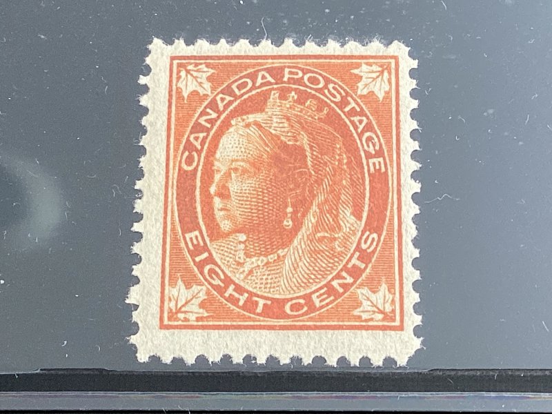 Canada #72 Mint 1897 8c orange Victoria