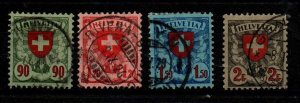 Switzerland 200-203 Set Used