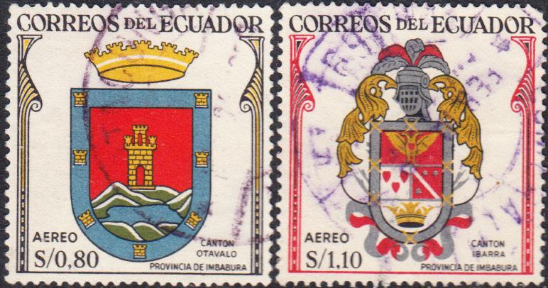 Ecuador #C334-C337 Used Set