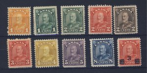 10x Canada Mint Arch Series Stamps #162-163-164-165-166-167-168-169-171-191 $38.