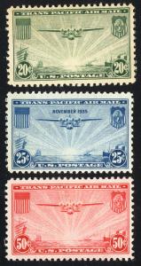 US #C20 -22 VF/XF mint hinged,  COMPLETE SET,   Very nice set!