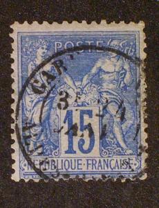 France Scott #92b used