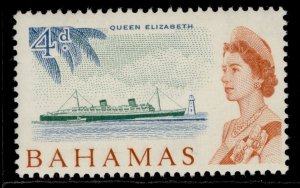 BAHAMAS QEII SG252, 4d green, blue & orange-brown, NH MINT.