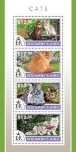 SOLOMON ISLANDS 2015 SHEET CATS slm15217a