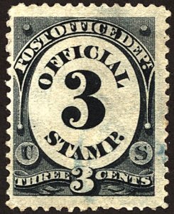 U.S. #O49 Used Blue Cancel
