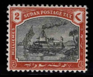 SUDAN Scott J5 MH* Steamboat on the Nile River wmk 179