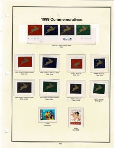 1999 Mint Commemorative Issue 33c US Postage #3356-69 VF MNH