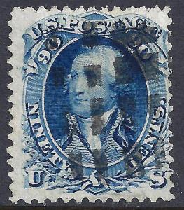 U.S. 72 Used  FVF+  DARK BLUE (112917)