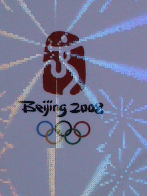 ​CHINA-2008 OLMPIC GAMES-BEIJING FU WA  HOLOGRAMS PREPAID LOVELY POSTCARD MNH