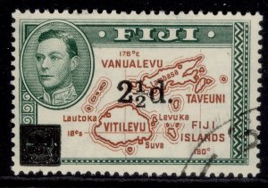 FIJI GVI SG267, 2½d on 2d brown & green, FINE USED.