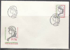 Portugal Scott 1311 FDC - 1976 Constitution