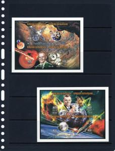 Central African 1997 Conquest of Space 6 Shlt Imp.MNH 1867/0