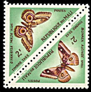 Mali J10a, MNH, Butterflies and Moths Postage Dues