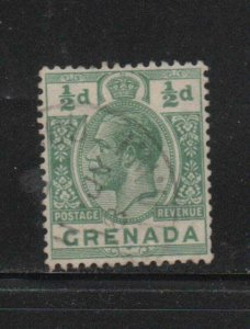 GRENADA #79 1913 1/2p KING GEORGE V F-VF USED b