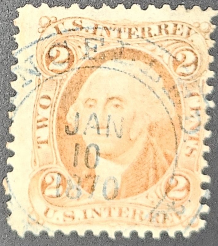 US R15 used  stamped cancel 1870