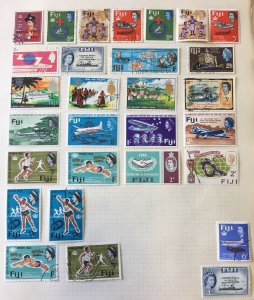 FIJI 1960/80 Red Cross Sealife Christmas Ships MH&Used Apx 260 stamps/APR448 