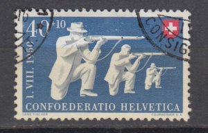 J38728, 1950 switzerland used #b195 a hv of set