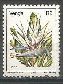 VENDA, 1979, MNH R2, Flowers, Scott 23