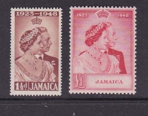 Jamaica 1948 Silver Wedding Sc 138-139 set MH