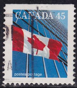 Canada 1361as USED 1995 Flag Over Building 45