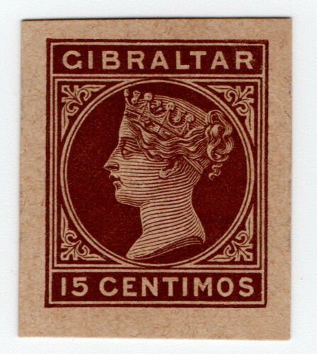 (I.B) Gibraltar Postal : Postal Stationery Die 15c 