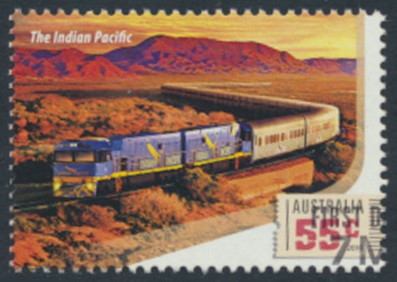 Australia SC# 3256 SG 3386 Used Railway Journeys w/fdc see details & scan