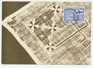Maximum card Netherlands Antilles 1965 Lace work
