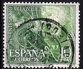SPAIN  SC#986, USED - 1961 - SPAIN067DTS13